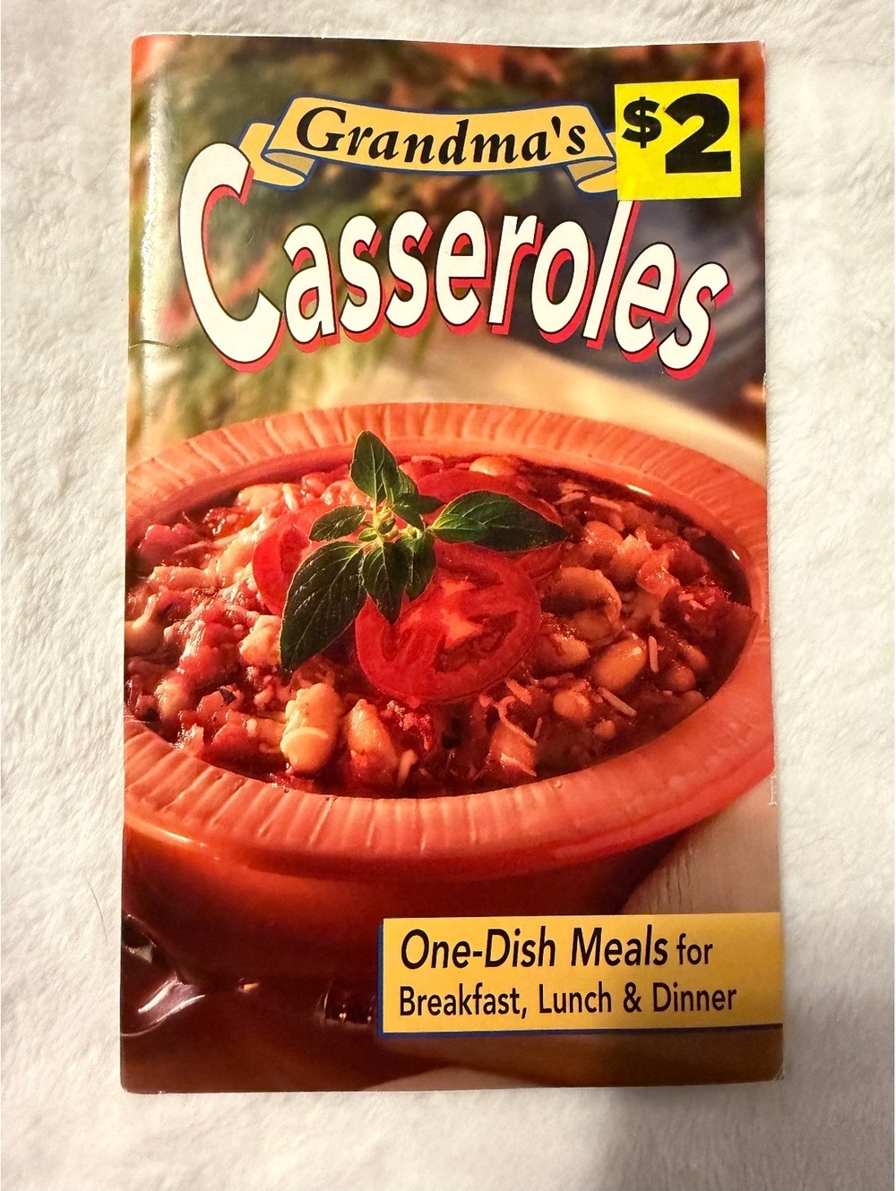 Grandma's Casseroles Cookbook Magazine